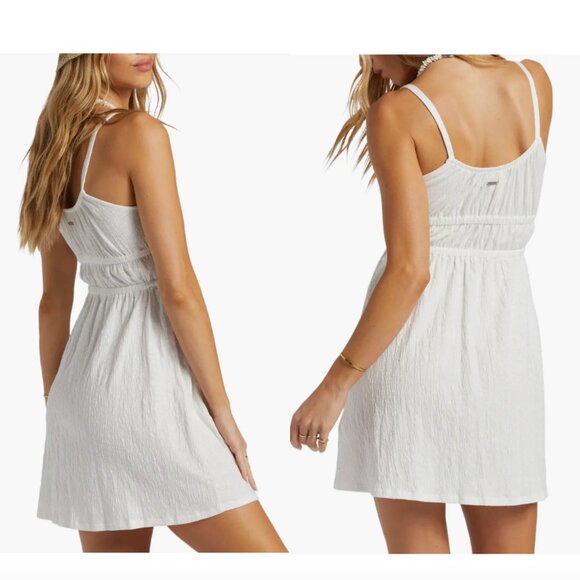 Billabong  Lynn Knit Boho Summer Mini Dress, L  NWOT - Picture 4 of 11